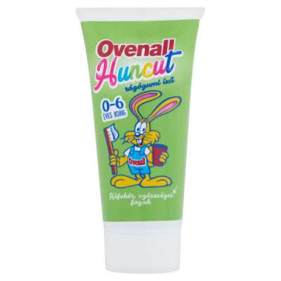 Ovenall Huncut fluoridmentes rágógumi ízű gyermek fogkrém - 50 ml