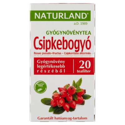 Naturland Csipkebogyó tea extra filteres - 20x2,5 g