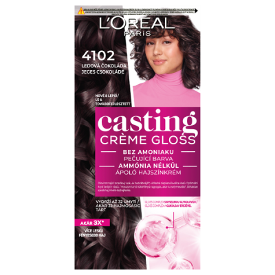 L'Oréal Paris Casting Créme Gloss hajszínező /4102 jeges csokoládé - 1 db