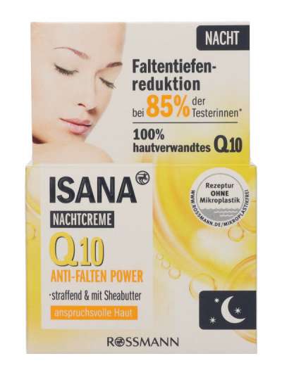 Isana Q10 LSF15 revitalizáló éjszakai arckrém - 50 ml