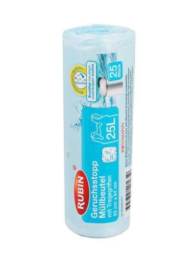 Rubin szemeteszsák fülekkel 25 liter - 25 db
