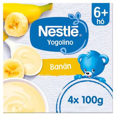 Nestle Yogolino 6 hónapos kortól  banános 4*100g - 400 g