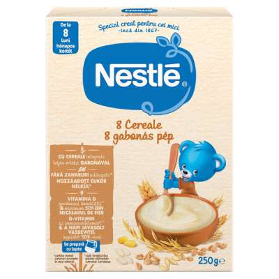 Nestlé 8 gabonás pép 8 hónapos kortól - 250 g