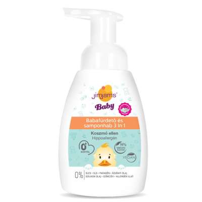 JimJams Baby babafürdető és samponhab 3in1 - 250 ml