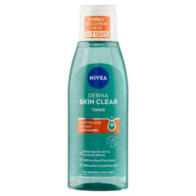 Nivea Derma Skin Clear arctisztító tonik - 200 ml