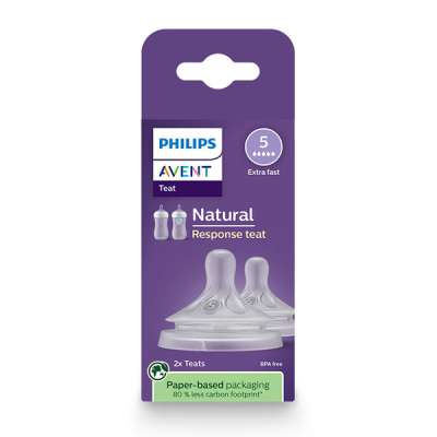 Philips Avent Natural Response Teat etetőcumi 5-ös átfolyási sebességű - 2 db