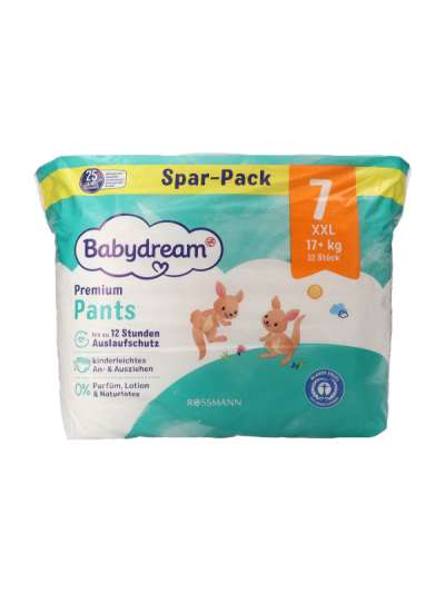 Babydream Duopack Jumbo bugyipelenka 7-es, 17+ kg - 32 db