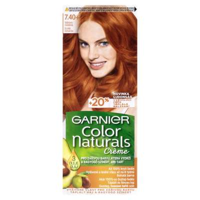 Garnier Color Naturals Tartós hajfesték 7.40 Érzéki rézvörös - 1 db