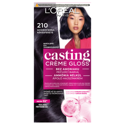 L'Oréal Paris Casting Créme Gloss hajszínező /210 kékesfekete - 1 db