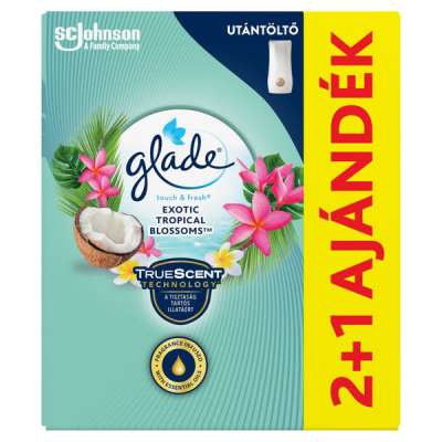 Glade touch & fresh utántöltő exitoc tropical (3x10) - 30 ml