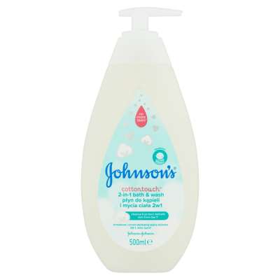 Johnson's Cottontouch 2 az 1-ben babafürdető és -tusfürdő  - 500 ml