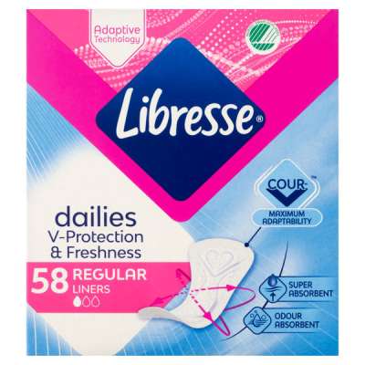 Libresse Normal tisztasági betét - 58 db