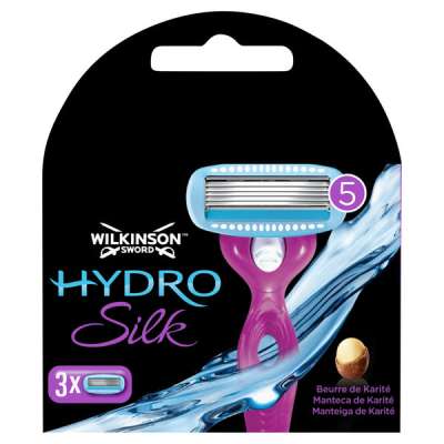 Wilkinson Hydro Silk női borotvabetét 5 pengés - 3 db
