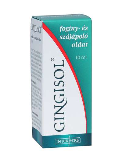 Interherb Gingisol íny és szájápoló oldat - 10 ml