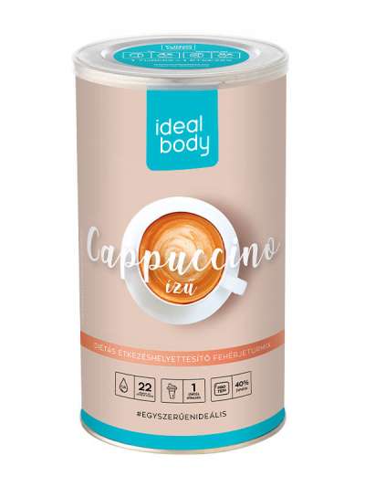 IdealBody diétás fehérje turmixpor cappuccino - 525 g