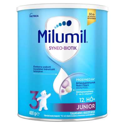 Milumil HA 3 ProSyneo anyatej-kiegészítő tápszer 12. hónapos kortól - 400 g