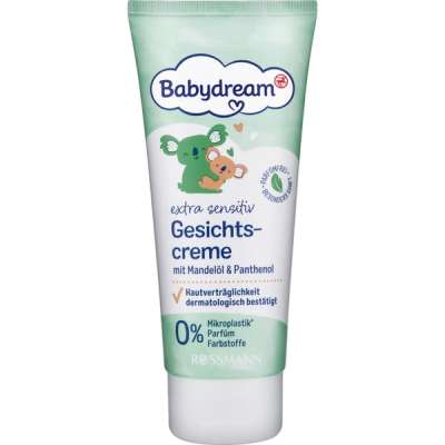 Babydream Extra Sensitive arckrém - 100 ml