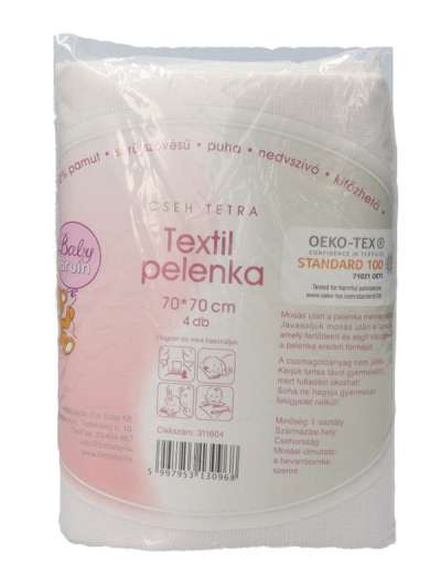 BabyBruin textilpelenka - 4 db