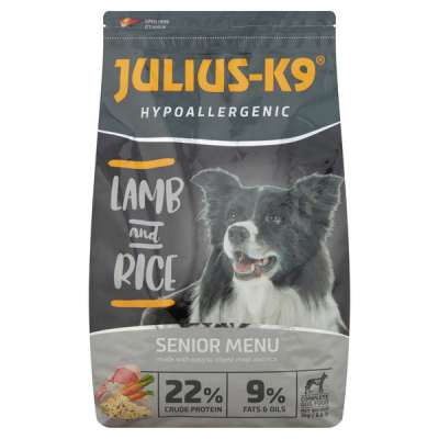 Julius-k9 highpremium senior hypoallergén bárány,rizs - 3 kg