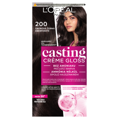 L'Oréal Paris Casting Créme Gloss hajszínező /200 ébenfekete - 1 db