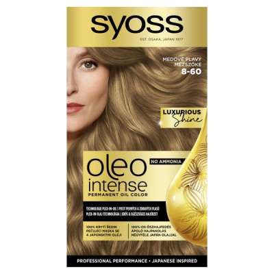 Syoss Oleo Intense tartós hajfesték 8-60 mézszőke - 1 db