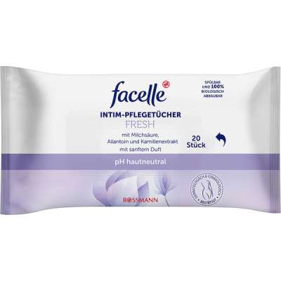 Facelle intim törlőkendő - 20 db