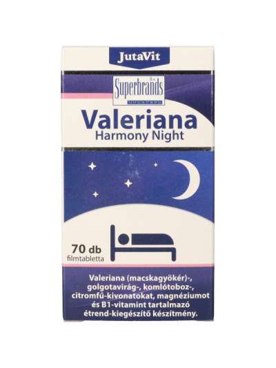 JutaVit Valeriana Harmony Night étrend-kiegészítő - 70 db