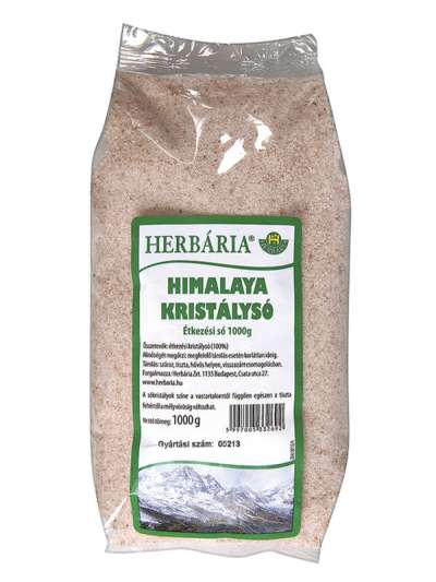 Herbária Himalaya kristálysó - 1000 g