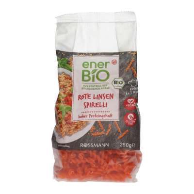 enerBio vöröslencse spirelli - 250 g