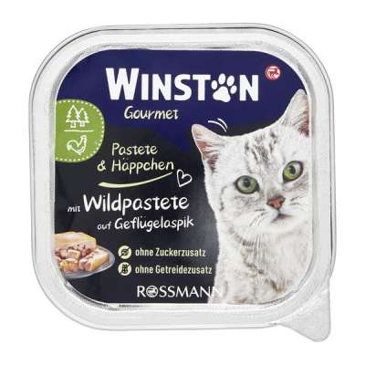 Winston állateledel macskáknak szárnyassal - 100 g