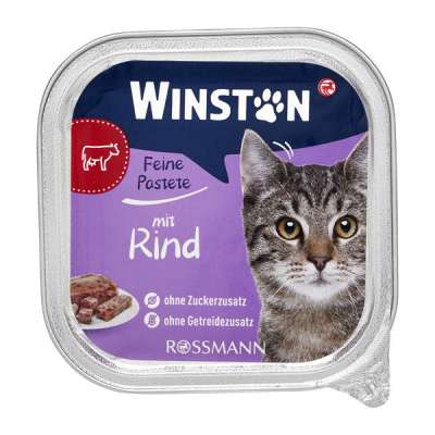Winston állateledel macskáknak marhával - 100 g