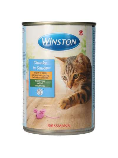 Winston konzerv macskáknak, vad szárnyas falatok - 415 g