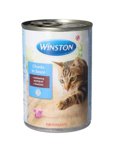 Winston konzerv macskáknak, marhahússal - 400 g