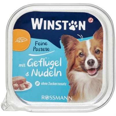 Winston Fenséges Menü alutasak kutyáknak, szárnyashússal és tésztával - 150 g