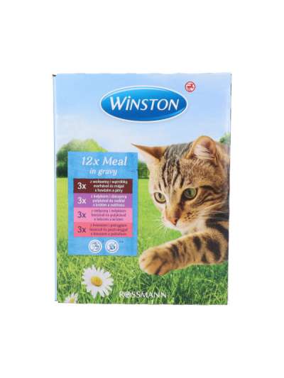 Winston Fenséges Menü alutasak macskáknak, multipack (12x100 g) - 1200 g