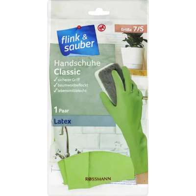 Flink & Sauber S-es gumikesztyű - 1 db
