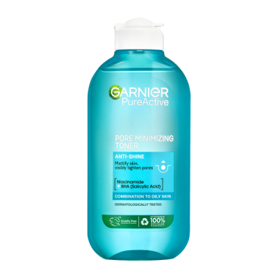 Garnier Skin Naturals Pure tonik kifényesedő arcbőrre és tágult pórusokra - 200 ml