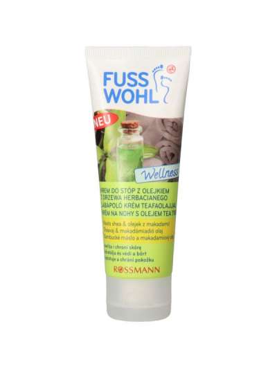 Fuss Wohl lábápoló krém teafa olajjal - 75 ml