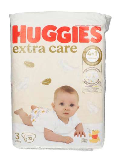 Huggies Extra Care 3 nadrágpelenka 6-10 kg - 72 db