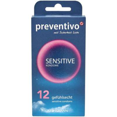 Preventivo Sensitive óvszer - 12 db