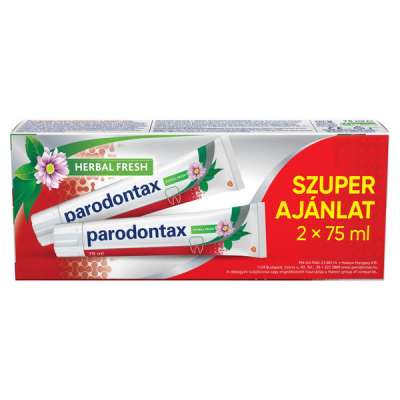 Parodontax Herbal Fresh fogkrém duopack 2x75 ml - 150 ml