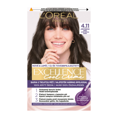 L'Oréal Paris Excellence Cool Creme 4.11 extra hamvas barna - 1 db