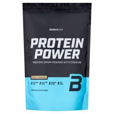BioTechUSA Protein Power italpor vanília ízben  - 1000 g