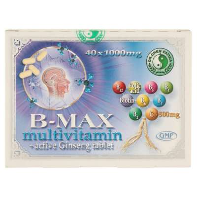 Dr.Chen Patika B-Max Multivitamin+ Aktív Ginseng Tabletta - 40 db