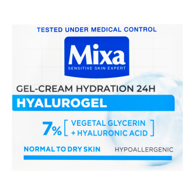 Mixa Hyalurogel könnyű hidratáló gél krém - 50 ml