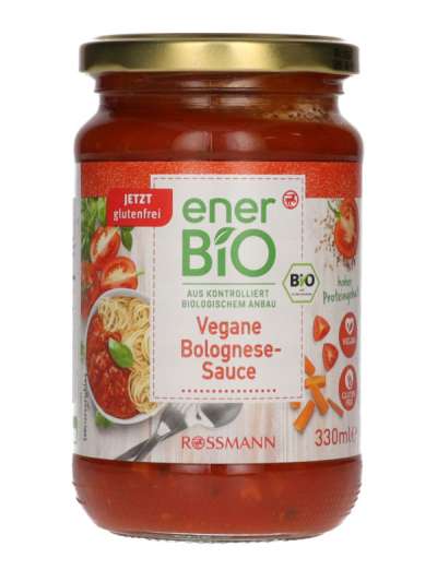 enerBio Vegetáriánus Bolognai szósz - 330 ml