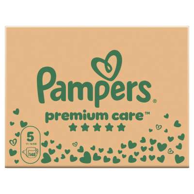 Pampers Premium Care pelenka, 5-ös méret 11 - 16 kg - 148 db