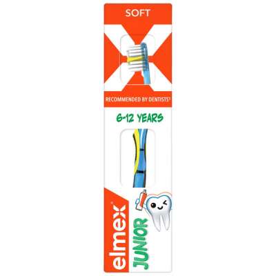 Elmex Junior 6-12 éves kor között ajánlott fogkefe - 1 db