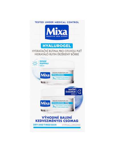 Mixa Hyalurogel duopack (nappali + éjszakai) 50+50 ml - 1 db