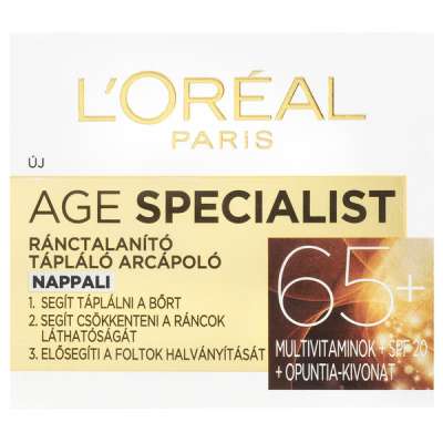 L'Oréal Paris Age Specialist ránctalanító nappali arcápoló 65+ - 50 ml
